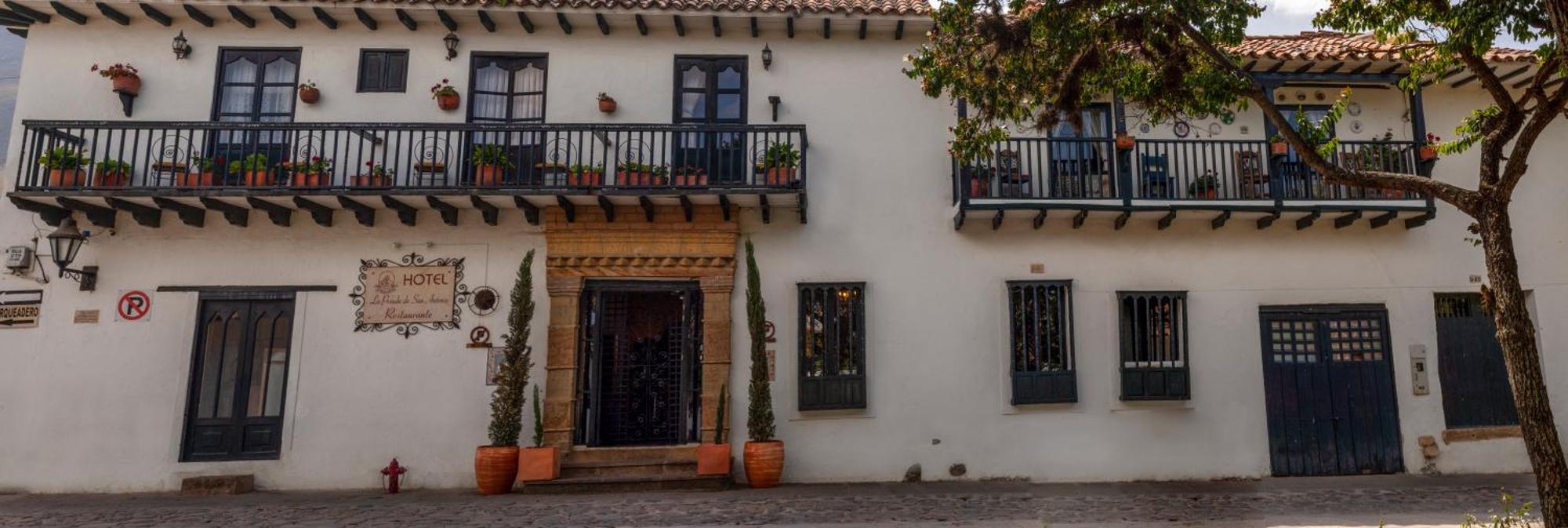 Hotel La Posada De San Antonio ビージャ・デ・レイバ エクステリア 写真